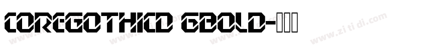 CoreGothicD 6Bold字体转换
